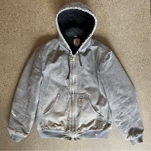 Carhartt Canvas Work Jacket Grey
